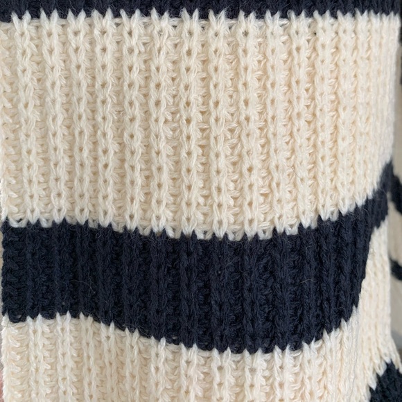 Striped Half-Zip Knit Sweater - Picture 4 of 6